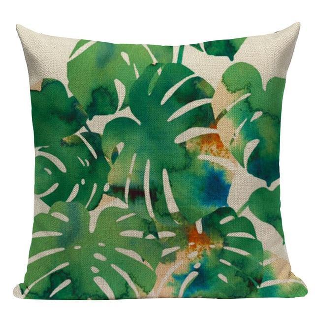 Coussin Ambiance Tropicale | Housse Déco