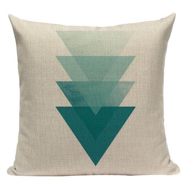 Coussin Bleu Pastel Scandinave | Housse Déco