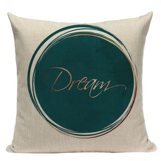 Coussin Chaise Bleu Canard | Housse Déco