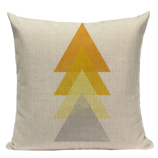 Coussin Jaune Moutarde Lin | Housse Déco