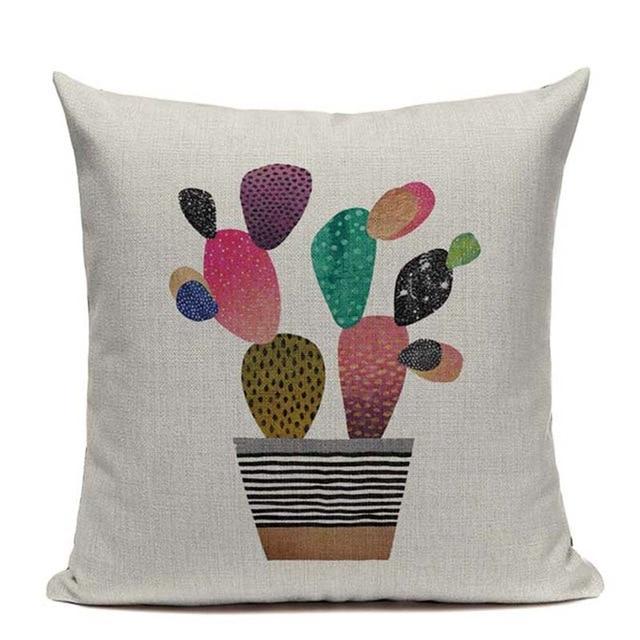 Coussin Deco Cactus | Housse Déco