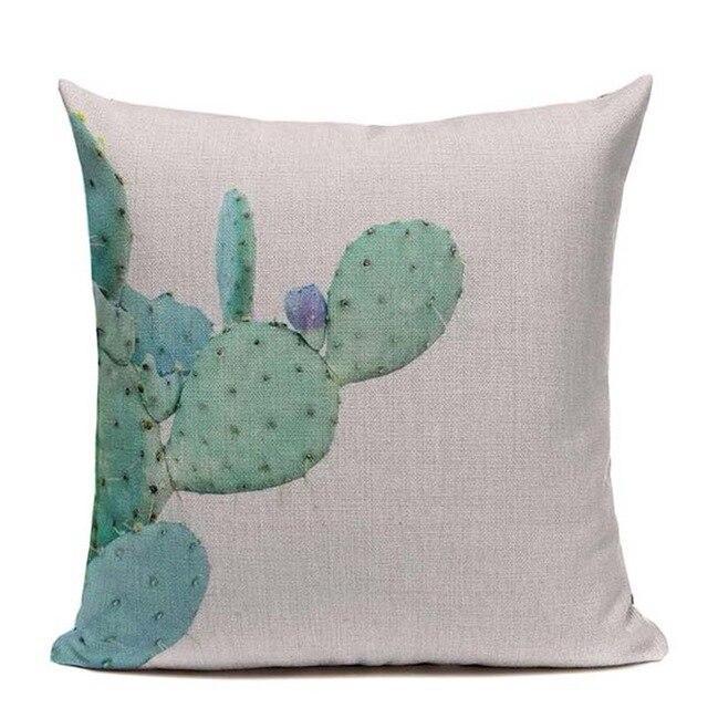 Coussin en Cactus | Housse Déco