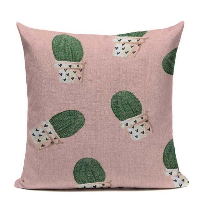 Coussin Cactus Personnalisé | Housse Déco