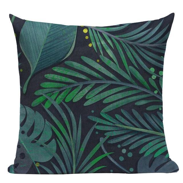 Coussin Plante Tropical | Housse Déco 