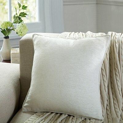 Coussin Chenille Ivoire
