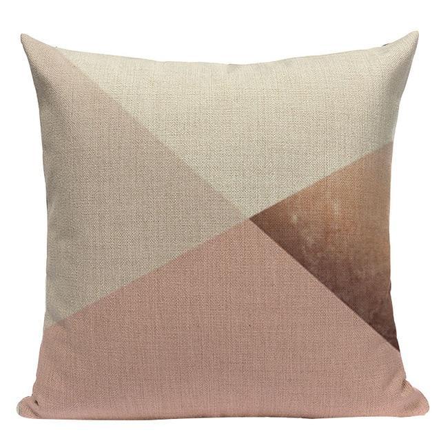 Coussin Scandinave Rose Pale | Housse Déco