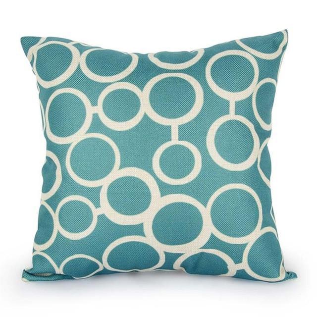 Housse de coussin Scandinave Bleu | Housse Déco