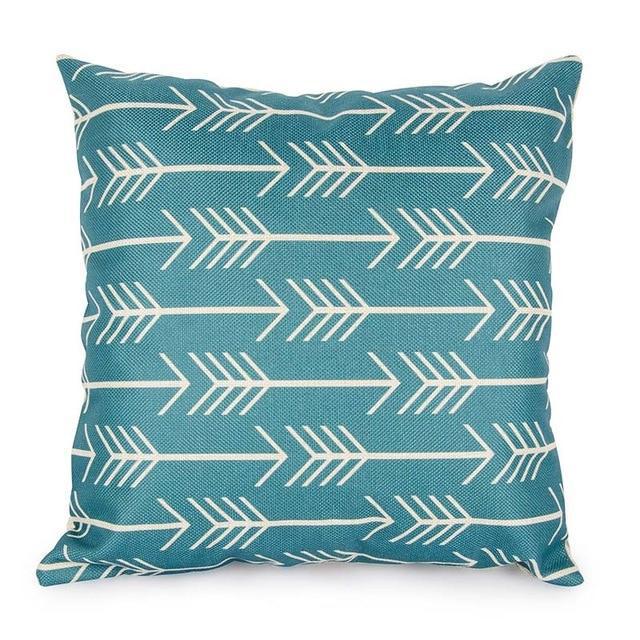 Coussin Scandinave Turquoise | Housse Déco