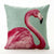 Coussin Flamant Rose Personnalisé | Housse Déco