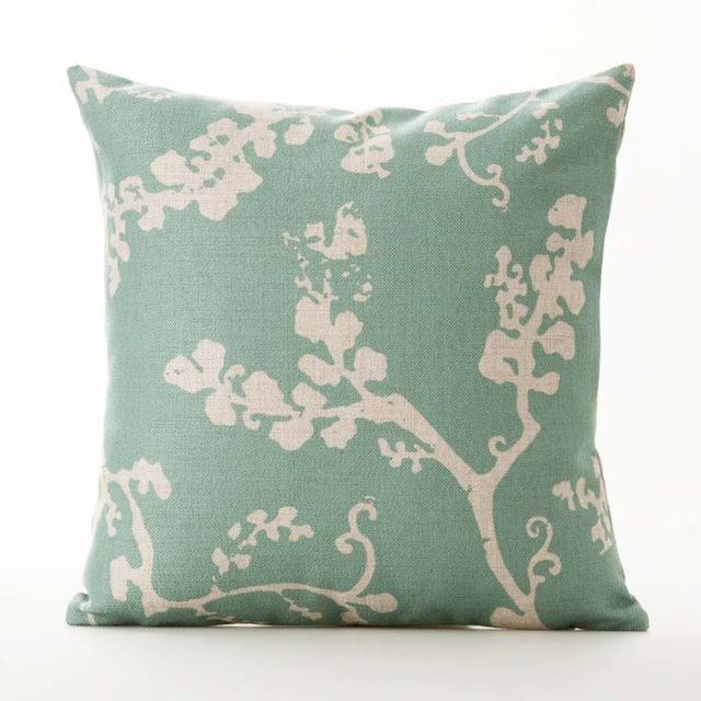 Coussin Motif Plante | Housse Déco