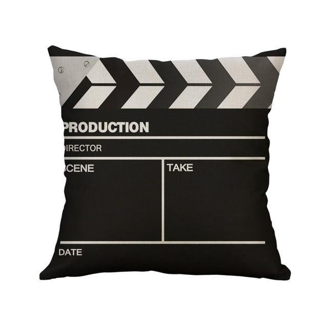 Coussin Theme Cinéma | Housse Déco