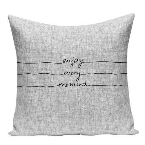 Texte sur Coussin | Housse Déco